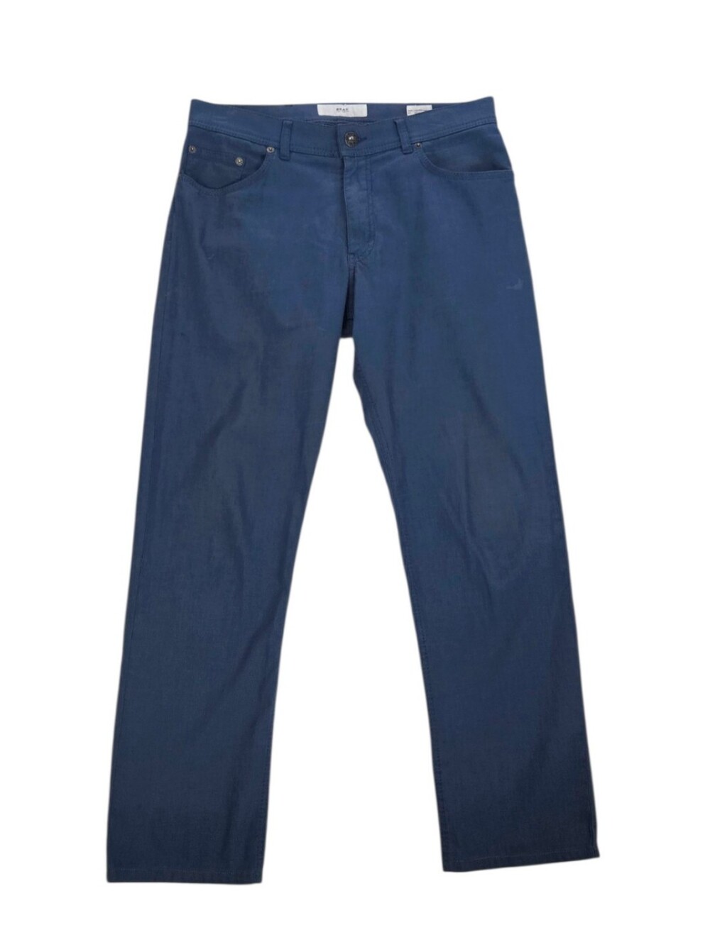 BRAX Feel Good Cooper Men’s Blue Straight Leg Pants 5-Pocket Chino Trousers